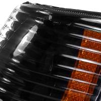 Spec'D Tuning Products - Spec-D 1993-1998 Jeep Grand Cherokee Corner Lights w/ Amber Reflectors (Matte Black Housing/Clear Lens) - Image 3