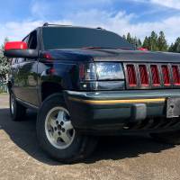 Spec'D Tuning Products - Spec-D 1993-1998 Jeep Grand Cherokee Corner Lights w/ Amber Reflectors (Matte Black Housing/Clear Lens) - Image 7