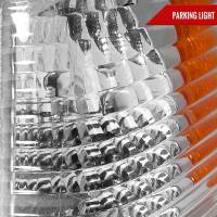 Spec'D Tuning Products - Spec-D 1993-1998 Jeep Grand Cherokee Corner Lights w/ Amber Reflectors (Chrome Housing/Clear Lens) - Image 1