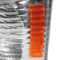 Spec'D Tuning Products - Spec-D 1993-1998 Jeep Grand Cherokee Corner Lights w/ Amber Reflectors (Chrome Housing/Clear Lens) - Image 2