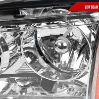 Spec'D Tuning Products - Spec-D 2006-2010 Dodge Charger Factory Style Headlights w/ Corner Lights (Chrome Housing/Clear Lens) - Image 1