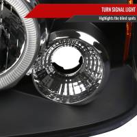 Spec'D Tuning Products - Spec-D 2001-2004 Nissan Frontier Dual Halo Projector Headlights (Matte Black Housing/Clear Lens) - Image 3