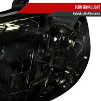 Spec'D Tuning Products - Spec-D 1999-2000 Honda Civic Factory Style Crystal Headlights (Chrome Housing/Smoke Lens) - Image 2