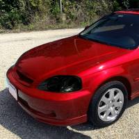 Spec'D Tuning Products - Spec-D 1999-2000 Honda Civic Factory Style Crystal Headlights (Chrome Housing/Smoke Lens) - Image 8