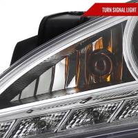 Spec'D Tuning Products - Spec-D 2010-2012 Hyundai Genesis Coupe Projector Headlights w/ SMD LED Light Strip (Chrome Housing/Clear Lens) - Image 3