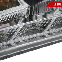 Spec'D Tuning Products - Spec-D 2010-2012 Hyundai Genesis Coupe Projector Headlights w/ SMD LED Light Strip (Chrome Housing/Clear Lens) - Image 4