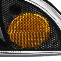 Spec'D Tuning Products - Spec-D 1991-1996 Chevrolet Caprice / 1994-1996 Impala Factory Style Crystal Headlights w/ Corner Signal Lights (Matte Black Housing/Clear Lens) - Image 4