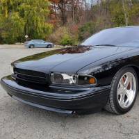 Spec'D Tuning Products - Spec-D 1991-1996 Chevrolet Caprice / 1994-1996 Impala Factory Style Crystal Headlights w/ Corner Signal Lights (Matte Black Housing/Clear Lens) - Image 7