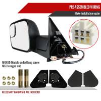 Spec'D Tuning Products - Spec-D 1998-2002 Dodge RAM Power Adjustable, Heated, Manual Fold & Extendable Towing Mirrors - Image 4