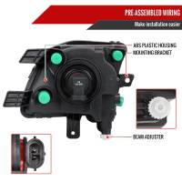 Spec'D Tuning Products - Spec-D 2015-2018 Volkswagen Jetta H8 Fog Lights Kit w/ Switch & Wiring Harness (Chrome Housing/Clear Lens) - Image 5