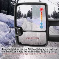 Spec'D Tuning Products - Spec-D 2002-2007 Chevrolet Silverado/Suburban/Tahoe/Avalanche GMC Sierra/Yukon/Yukon XL Power Heated Chrome Towing Mirrors w/ Smoke Lens LED Turn Signal & Clearance Lights - Image 6