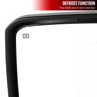 Spec'D Tuning Products - Spec-D 1999-2002 Chevrolet Silverado/Tahoe/Suburban/Avalanche GMC Sierra/Yukon/Yukon XL Power Heated Manual Extendable Chrome Towing Mirrors w/ Amber Lens LED Turn Signal & Clearance Lights - Image 3