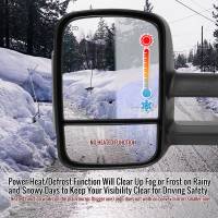 Spec'D Tuning Products - Spec-D 1999-2002 Chevrolet Silverado/Tahoe/Suburban GMC Sierra/Yukon XL Power Heated Manual Extendable Towing Mirrors - Image 7