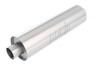 Borla - Borla Heavy Duty (Truck) Muffler - 3in Center-Center 24in x 6.75in Round (Notched) - Image 1