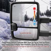 Spec'D Tuning Products - Spec-D 1988-2000 Chevrolet C/K Tahoe GMC Yukon/Suburban Power Adjustable, Heated, & Manual Extendable Towing Mirrors w/ LED Turn Signal & Clearance Lights - Image 6