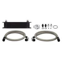 Mishimoto Universal 10 Row Oil Cooler Kit - Black