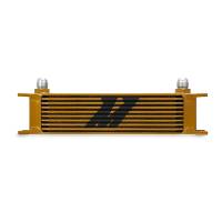 Mishimoto - Mishimoto Universal 10 Row Oil Cooler - Gold - Image 1
