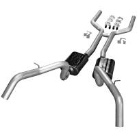 Flowmaster 67-69 Cam/Fbird American Thunder Header-Back System - Dual Rear Exit