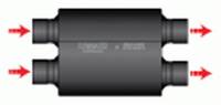 Flowmaster - Flowmaster Universal Super 40 Muffler - 2.50 Dual In / 2.50 Dual Out - Image 3