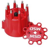 MSD Ignition - MSD Distributor Cap, MSD Style, Chevy V8, HEI, Retainer - Image 1