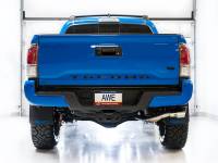 AWE Tuning - AWE 16-22 Toyota Tacoma 0FG Catback Exhaust w/ BashGuard - Dual Chrome Silver Tips - Image 14
