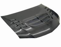 VIS Racing - VIS Racing Carbon Fiber Hood VTX Style for Mitsubishi EVO 8 4DR 03-05 - Image 1