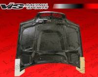 VIS Racing - VIS Racing Carbon Fiber Hood XTS Style for BMW 6 SERIES(E63) 2DR 03-10 - Image 4