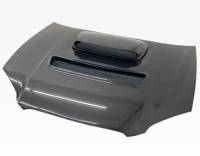 VIS Racing - VIS Racing Carbon Fiber Hood V Line Style for Subaru WRX 4DR 04-05 - Image 2