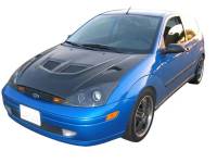 VIS Racing - VIS Racing Carbon Fiber Hood EVO Style for Ford Focus 2DR & 4DR 00-04 - Image 1
