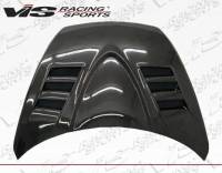 VIS Racing - VIS Racing Carbon Fiber Hood V-Speed Style for Mazda RX8 2DR 04-11 - Image 3