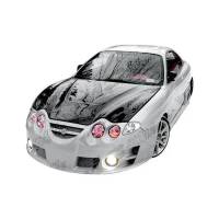 VIS Racing - VIS Racing Carbon Fiber Hood Invader Style for Hyundai Tiburon 2DR 00-02 - Image 1