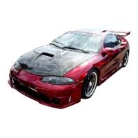 VIS Racing - VIS Racing Carbon Fiber Hood G Force Style for Mitsubishi Eclipse 2DR 95-99 - Image 1