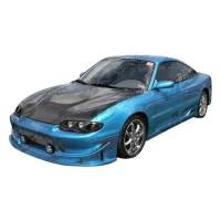 VIS Racing - VIS Racing Carbon Fiber Hood Invader Style for Mitsubishi Eclipse 2DR 95-99 - Image 2