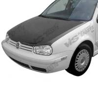 VIS Racing - VIS Racing Carbon Fiber Hood OEM Style for Volkswagen Golf 3 2DR & 4DR 93-98 - Image 1