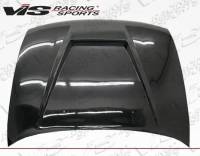 VIS Racing - VIS Racing Carbon Fiber Hood Invader Style for Toyota Corolla 4DR 93-97 - Image 1