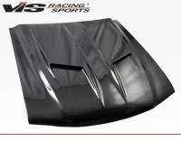 VIS Racing - VIS Racing Carbon Fiber Hood Stalker 2 Style for Ford MUSTANG 2DR 94-98 - Image 1