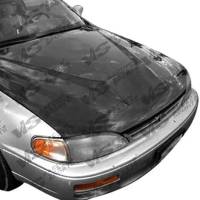 VIS Racing - VIS Racing Carbon Fiber Hood Invader Style for Toyota Camry 4DR 92-96 - Image 4