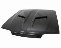 VIS Racing - VIS Racing Carbon Fiber Hood Stalker 2 Style for Ford MUSTANG 2DR 87-93 - Image 1