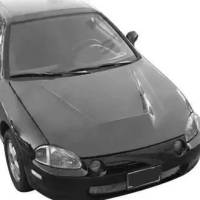 VIS Racing - VIS Racing Carbon Fiber Hood Invader Style for Honda CRX Hatchback 88-91 - Image 3