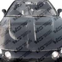 VIS Racing - VIS Racing Carbon Fiber Hood Xtreme GT Style for Honda Del Sol 2DR 93-97 - Image 1