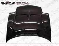 VIS Racing - VIS Racing Carbon Fiber Hood Invader Style for Mazda RX7 2DR 93-96 - Image 3