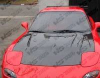 VIS Racing - VIS Racing Carbon Fiber Hood Invader Style for Mazda RX7 2DR 93-96 - Image 5