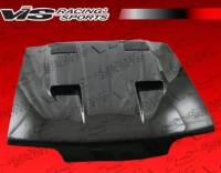 VIS Racing - VIS Racing Carbon Fiber Hood Mach 5 Style for Ford MUSTANG 2DR 87-93 - Image 3