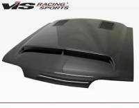VIS Racing - VIS Racing Carbon Fiber Hood GT 500 Style for Ford MUSTANG 2DR 87-93 - Image 1