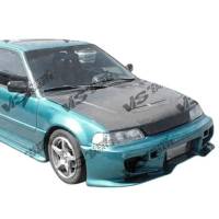VIS Racing - VIS Racing Carbon Fiber Hood US (SIR) Style for Honda CRX Hatchback 88-91 - Image 2