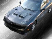 VIS Racing - VIS Racing Carbon Fiber Hood KS Style for Mazda RX7 2DR 93-96 - Image 4