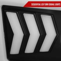 Spec'D Tuning Products - Spec-D 2014-2021 Toyota Tundra LED C-Bar Projector Headlights w/ Sequential Arrow Turn Signals (Matte Black/Clear Lens) - Image 3