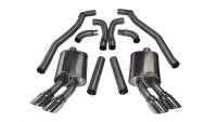 CORSA Performance - Corsa 2012-2015 Chevrolet Camaro Coupe ZL1 6.2L V8 Polished Sport Cat-Back + XO Exhaust - Image 1