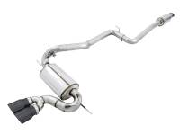 AWE Ford Focus ST Touring Edition Cat-back Exhaust - Resonated - Diamond Black Tips