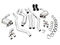 AWE Tuning - AWE 2019+ BMW M340i (G20) Non-Resonated Touring Edition Exhaust - Quad Diamond Black Tips - Image 10